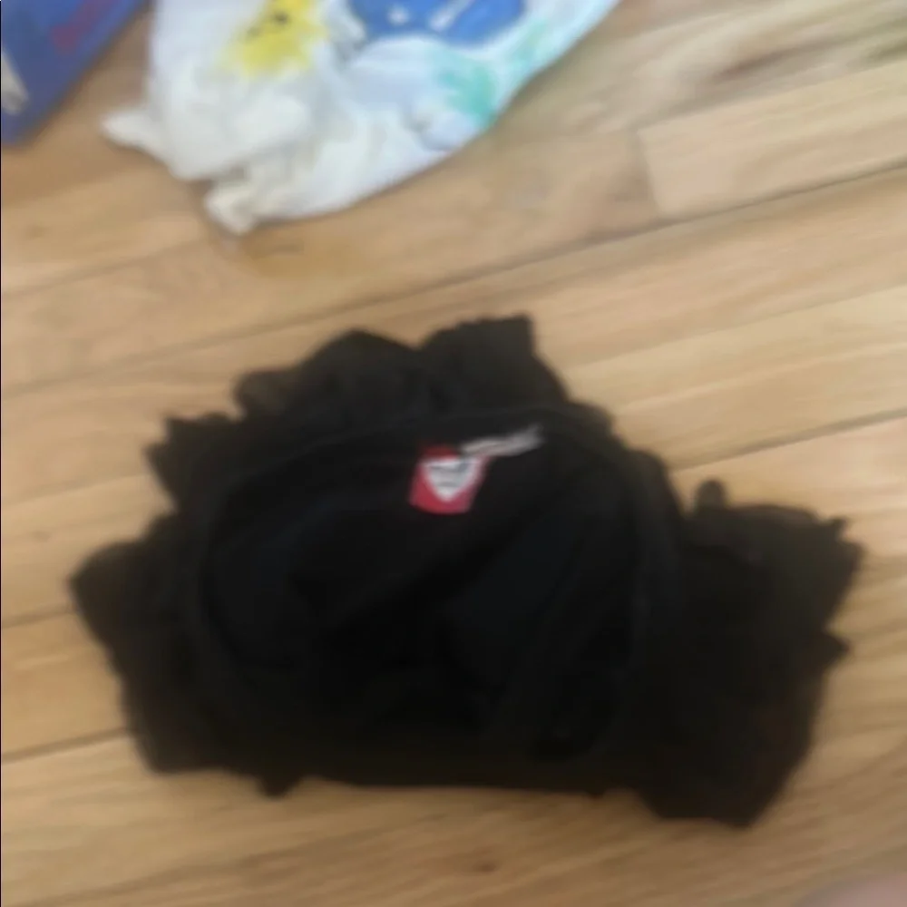 Girls Todder Black Tulle Skirt Stocking